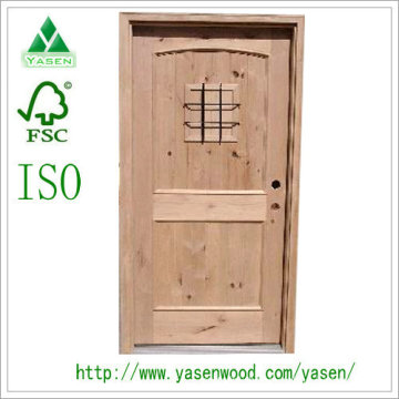 Fashionable Design Exterior Solid Wood Door